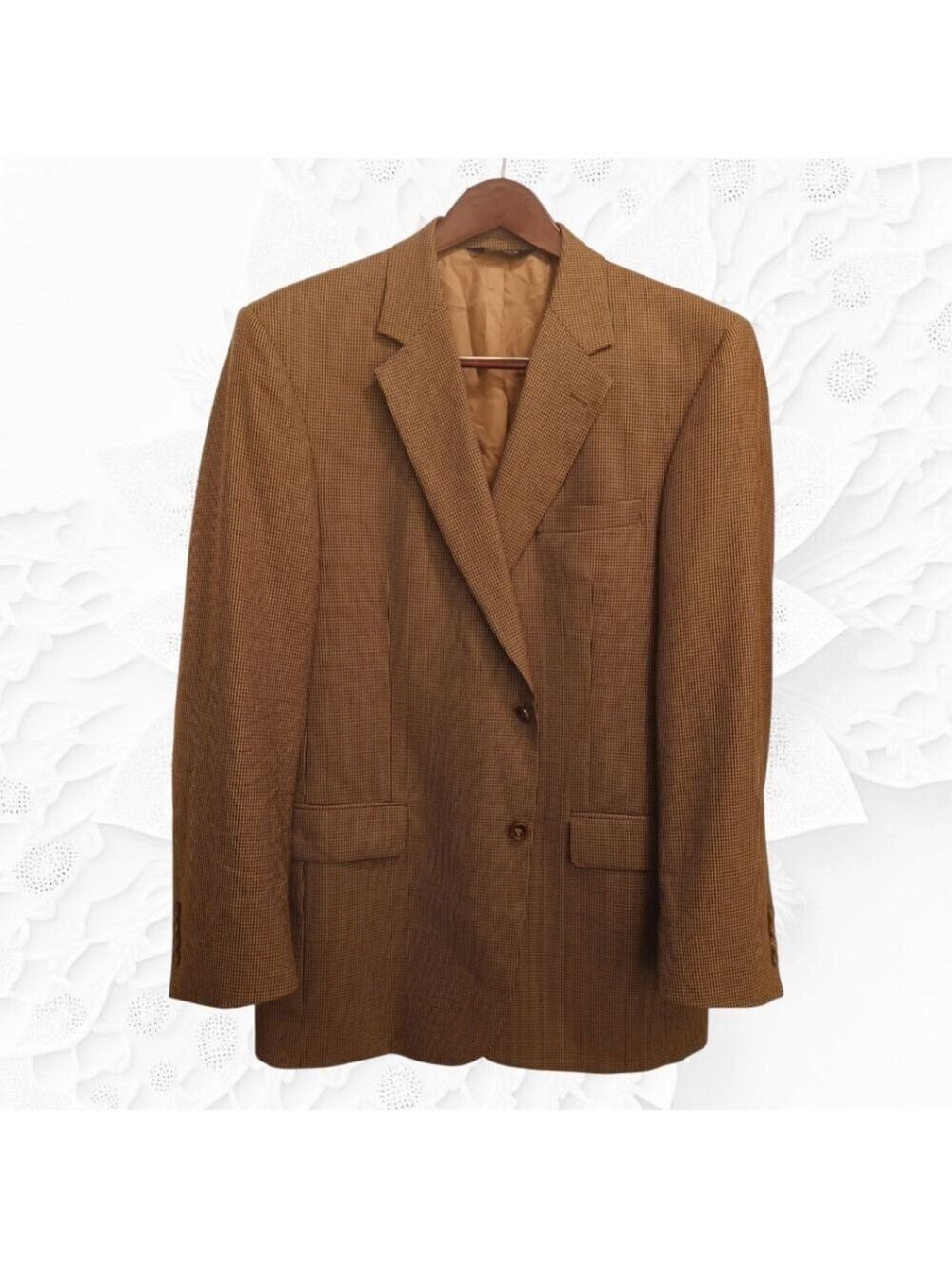 Jos. A. Bank Men's Tan Tweed Two Button Sports Jacket